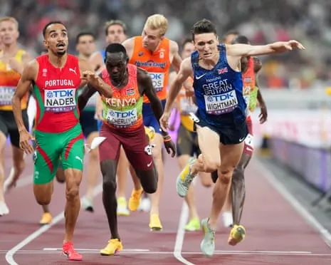 Great Britain's Wightman Narrowly Misses Gold as Portugal's Isaac Nader Wins Dramatic 1500m Title