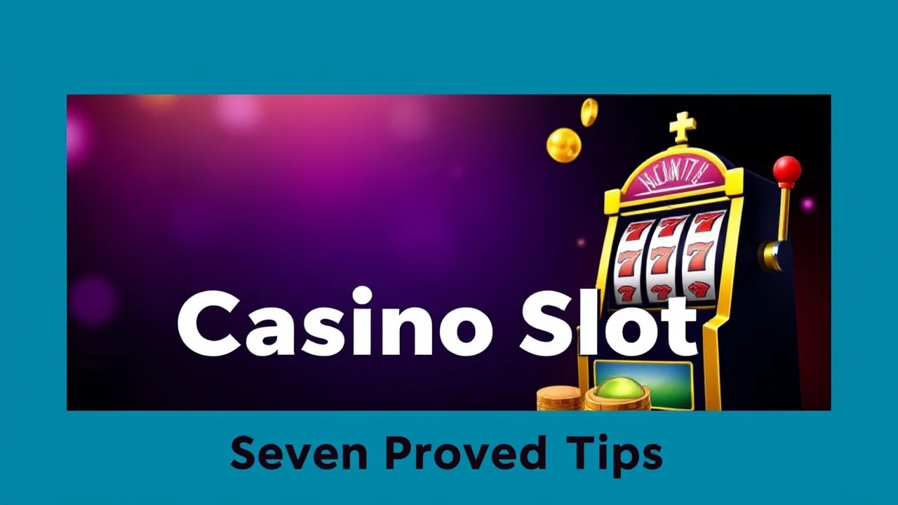 Becoming a Pro at Casino Slots: Seven Proven Tips