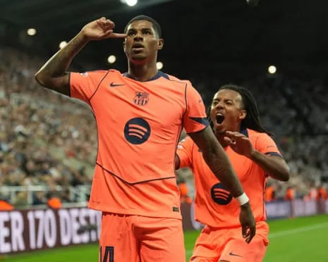 Forward disrupts the Magpies' major occasion and declares: ‘I am evolving at Barcelona’