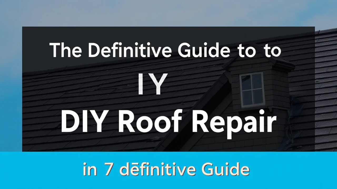 The Definitive Guide to DIY Roof Repair in 7 Easy Steps
