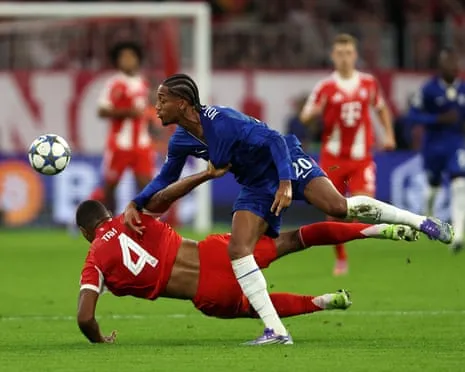 Chelsea's manager rages when Bayern Munich defender Tah escapes sending-off during Champions League setback
