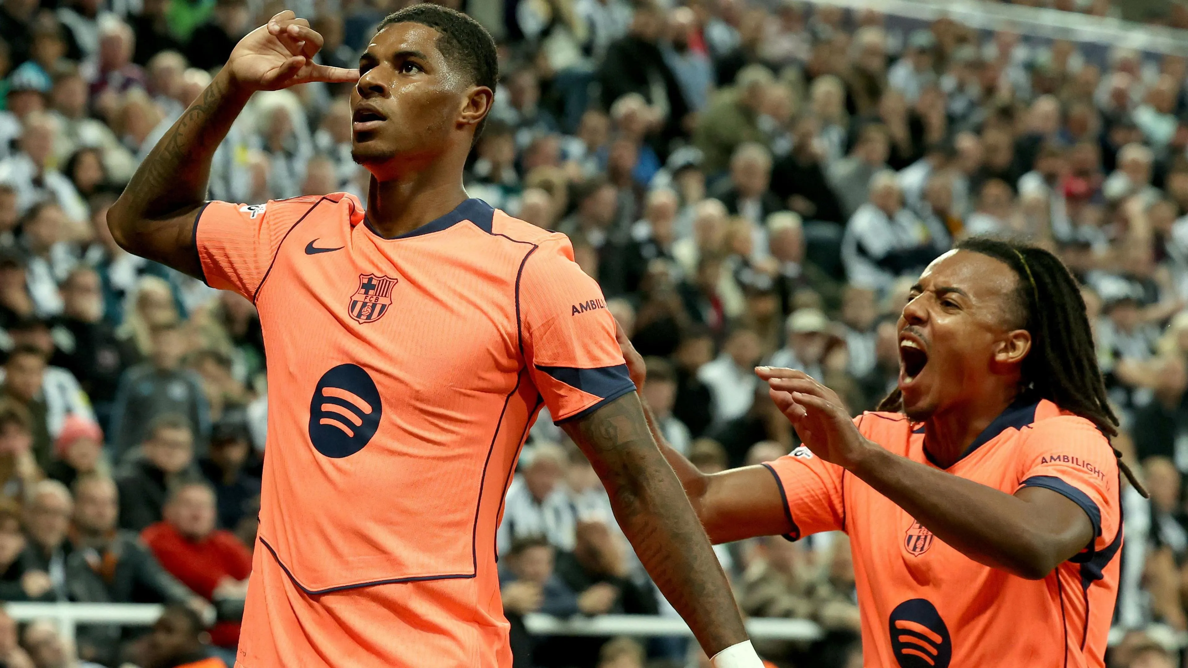 Is the forward embarking on a comeback with the Catalan giants post victory over Newcastle?